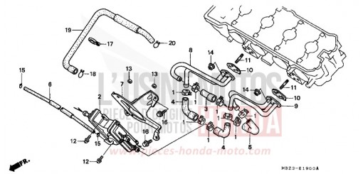 SOUPAPE D'AIR CB600FX de 1999